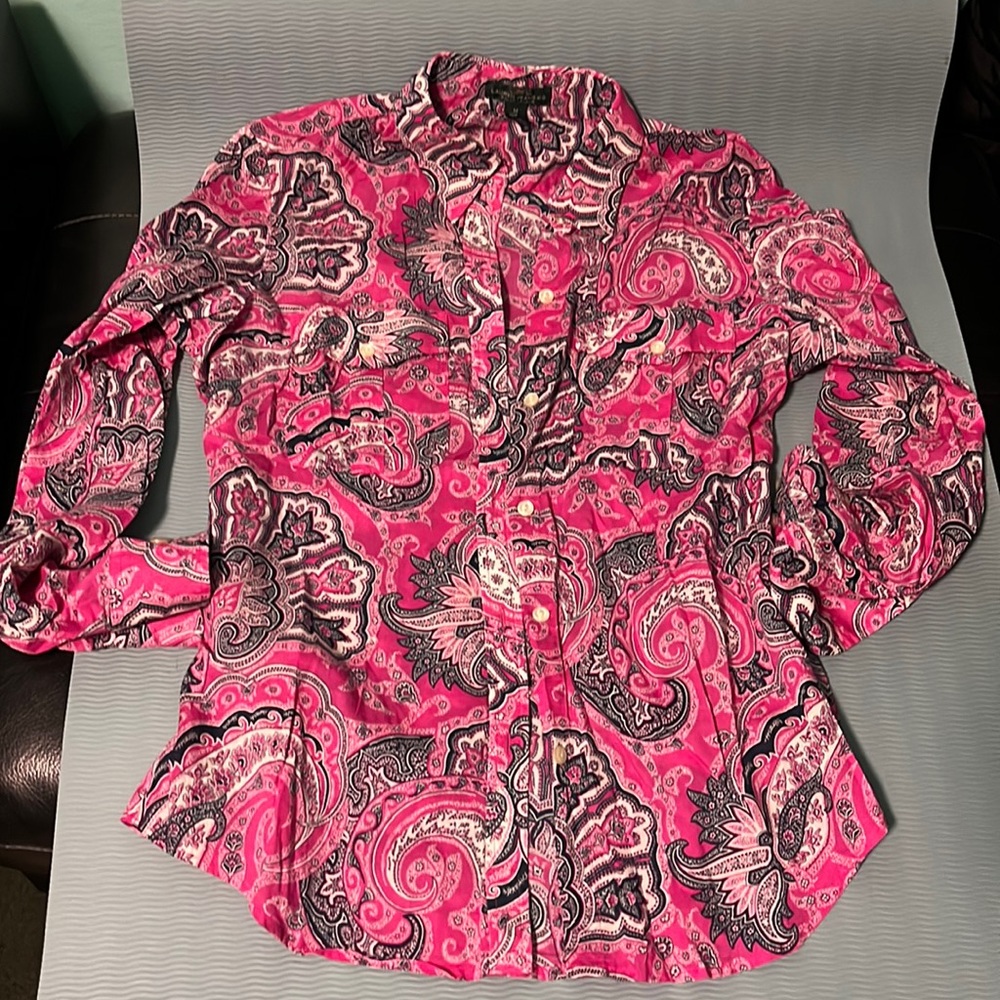Ralph Lauren LRL shirt, size M, cotton 100%, new, long sleeves